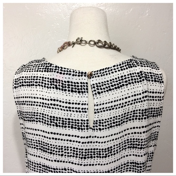 NWT Vince Camuto Sleeveless Stripe Tunic Dress - Picture 6 of 7